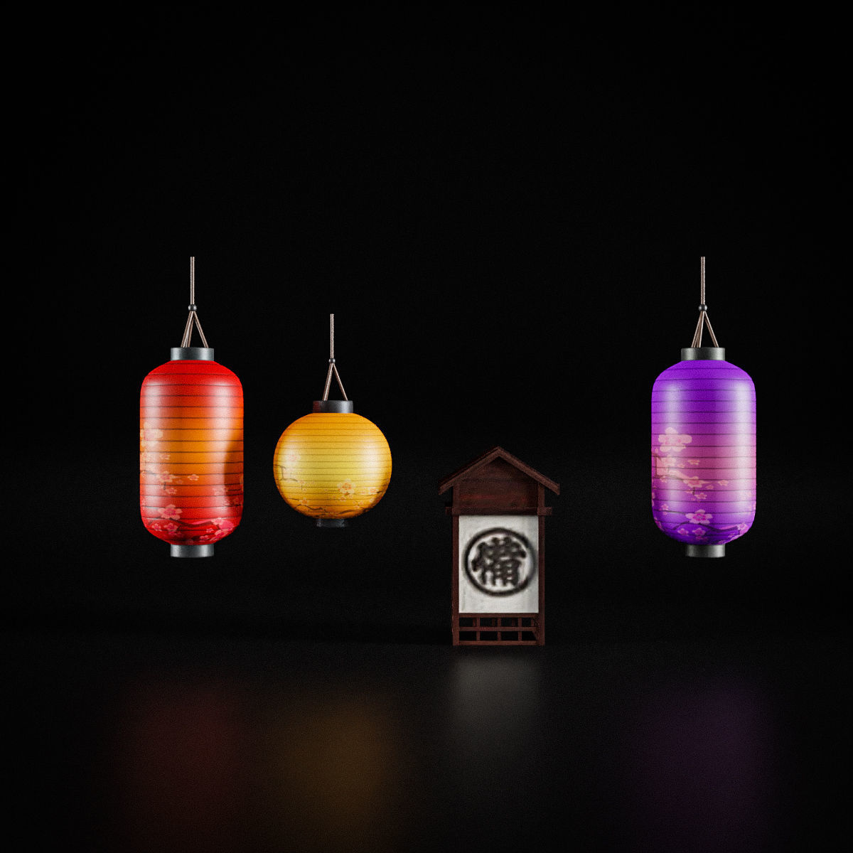 JAPANESE TRADITIONAL BUILDING AND ENVIRONMENT PACK 3D Model Collection_23