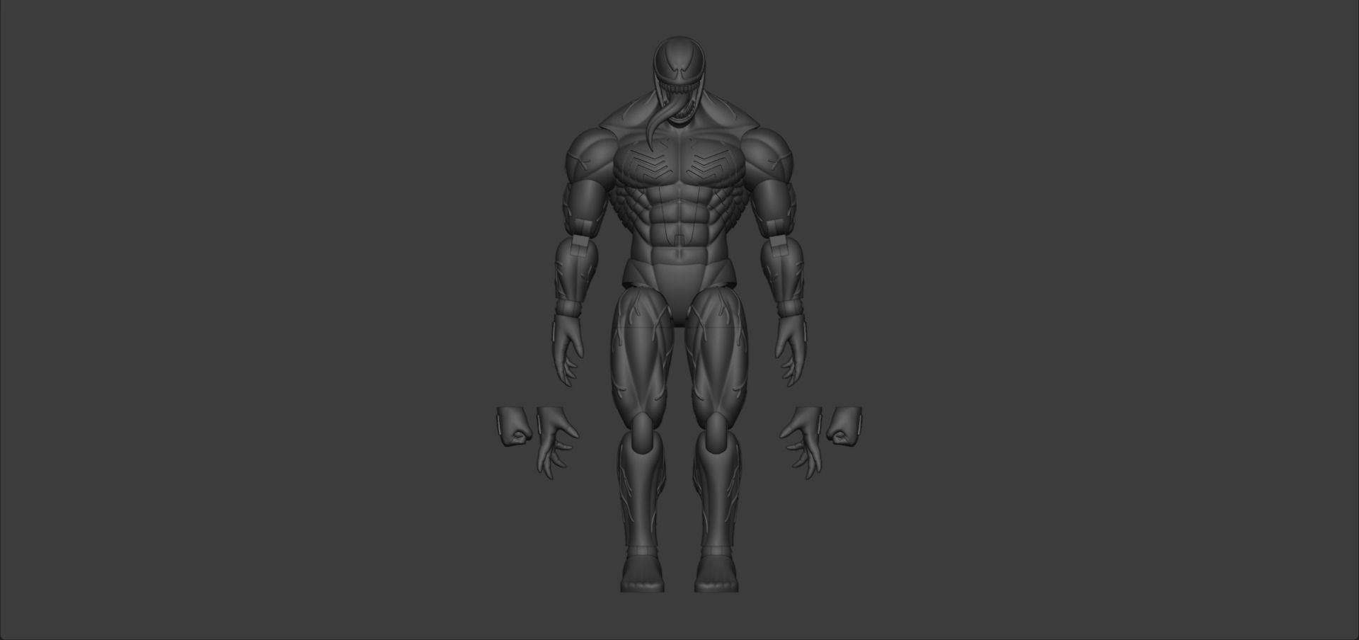 Action Figure - Venom 3D print model_2