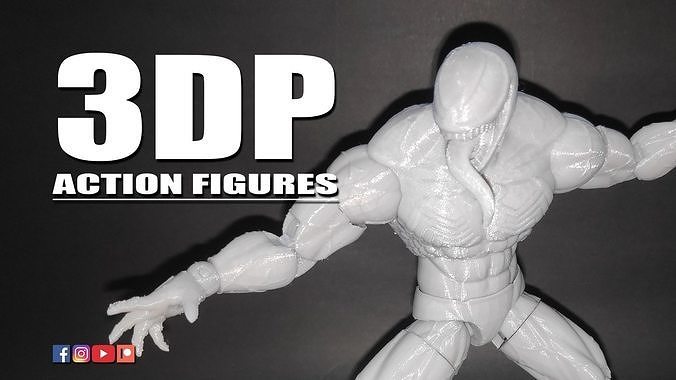 Action Figure - Venom 3D print model