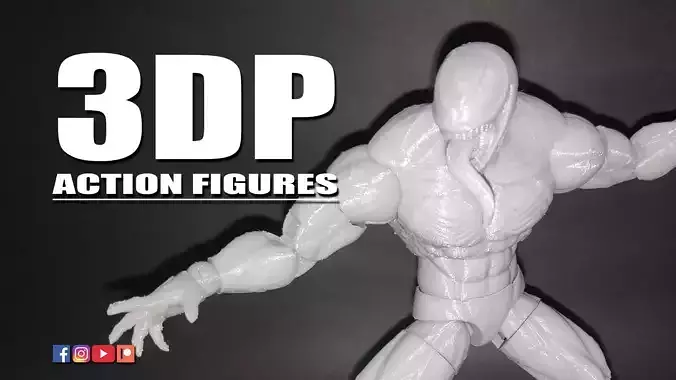 Action Figure - Venom 3D print model