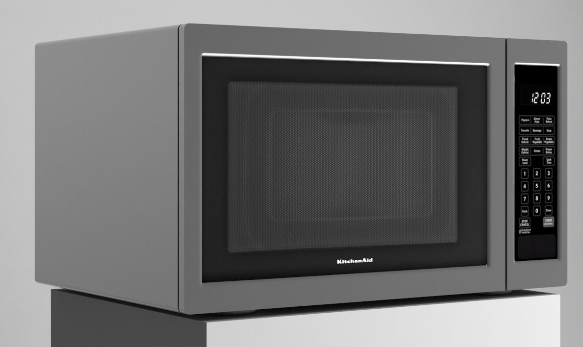 Microwave 3D model_4