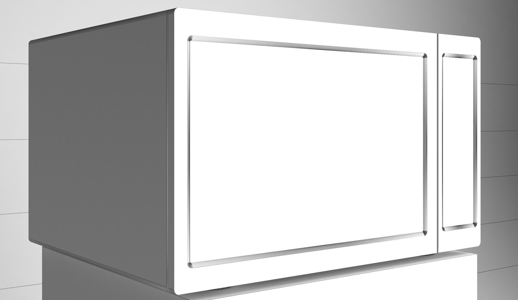 Microwave 3D model_3