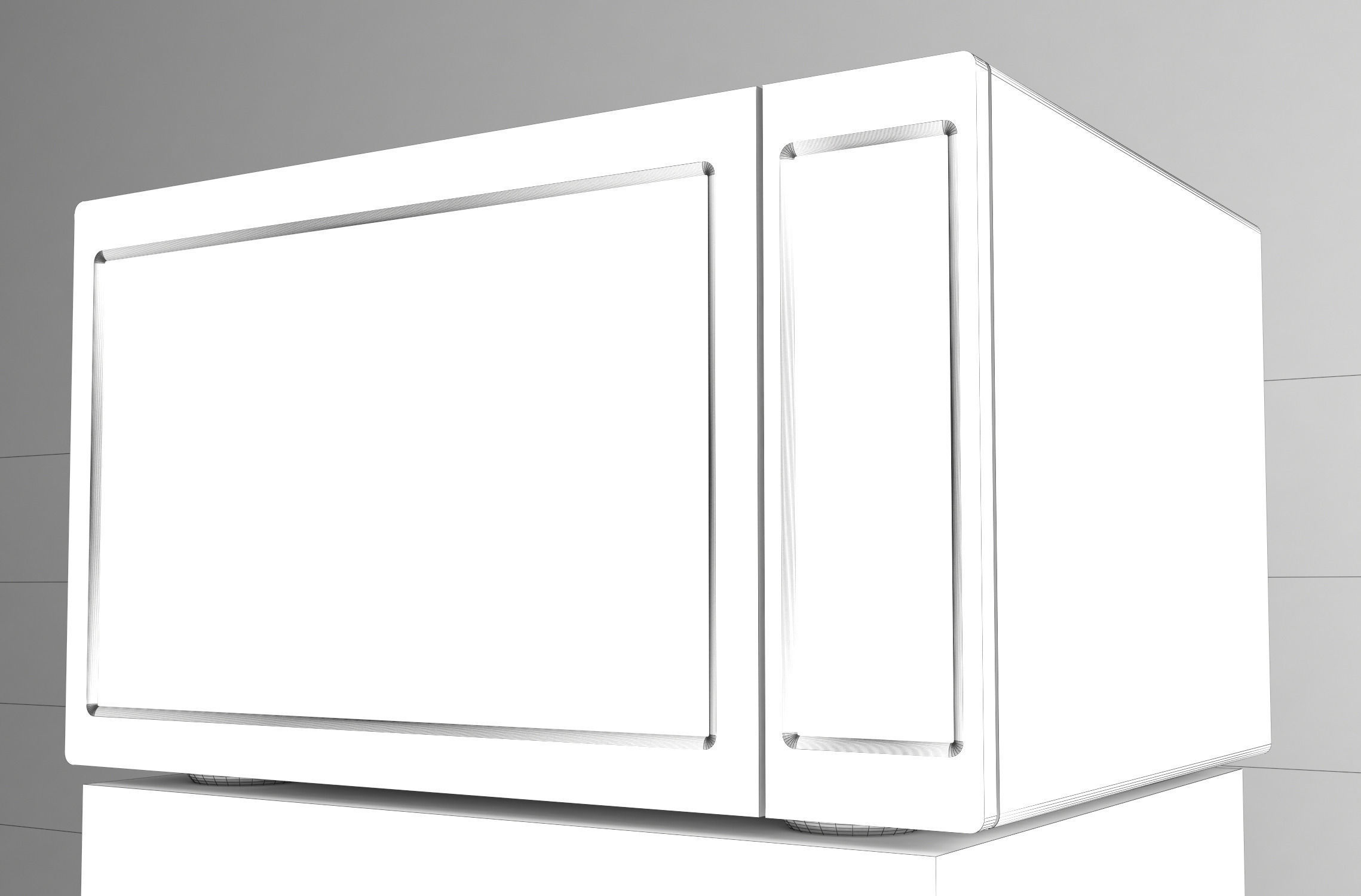 Microwave 3D model_2