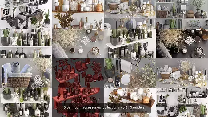 5 bathroom accessories  collections  vol2 