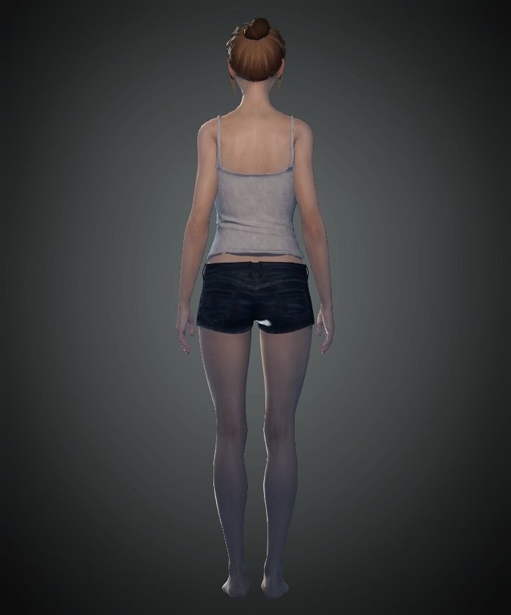 Unity Digital Human RH013 Free 3D model_2