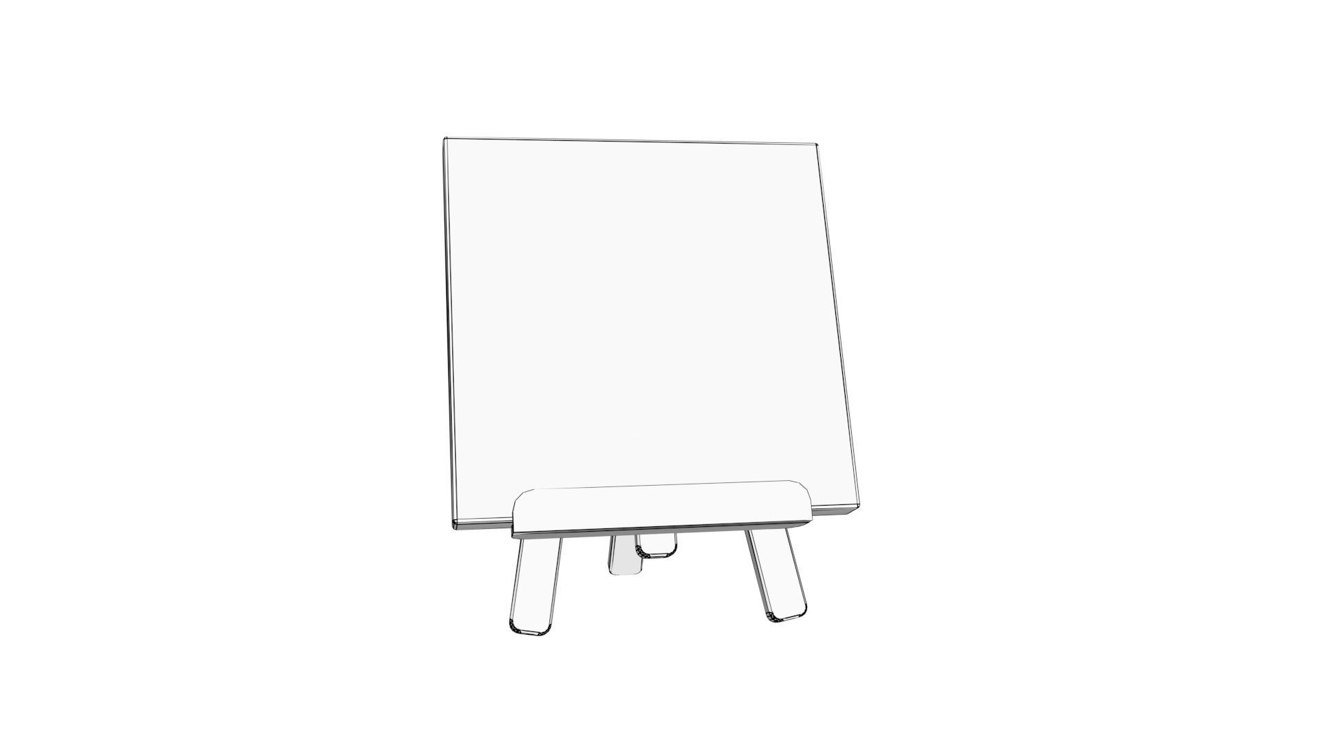 Little Frame Low-poly 3D model_10