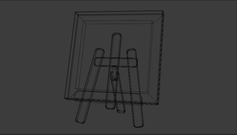 Little Frame Low-poly 3D model_4