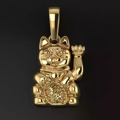 Lucky Cat Pendant