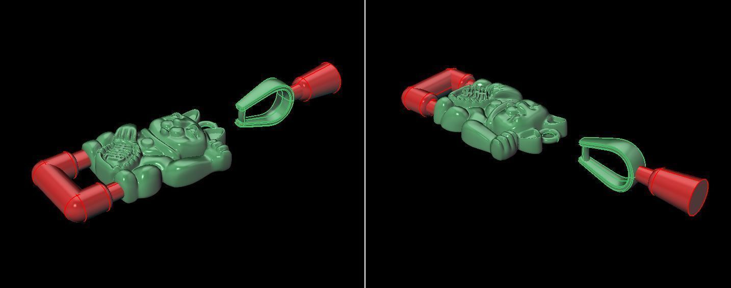 Lucky Cat Pendant 3D print model_11