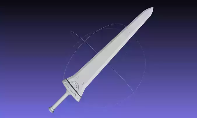 Sword Art Online Kirito ALO Spriggin Broadsword 3D print model