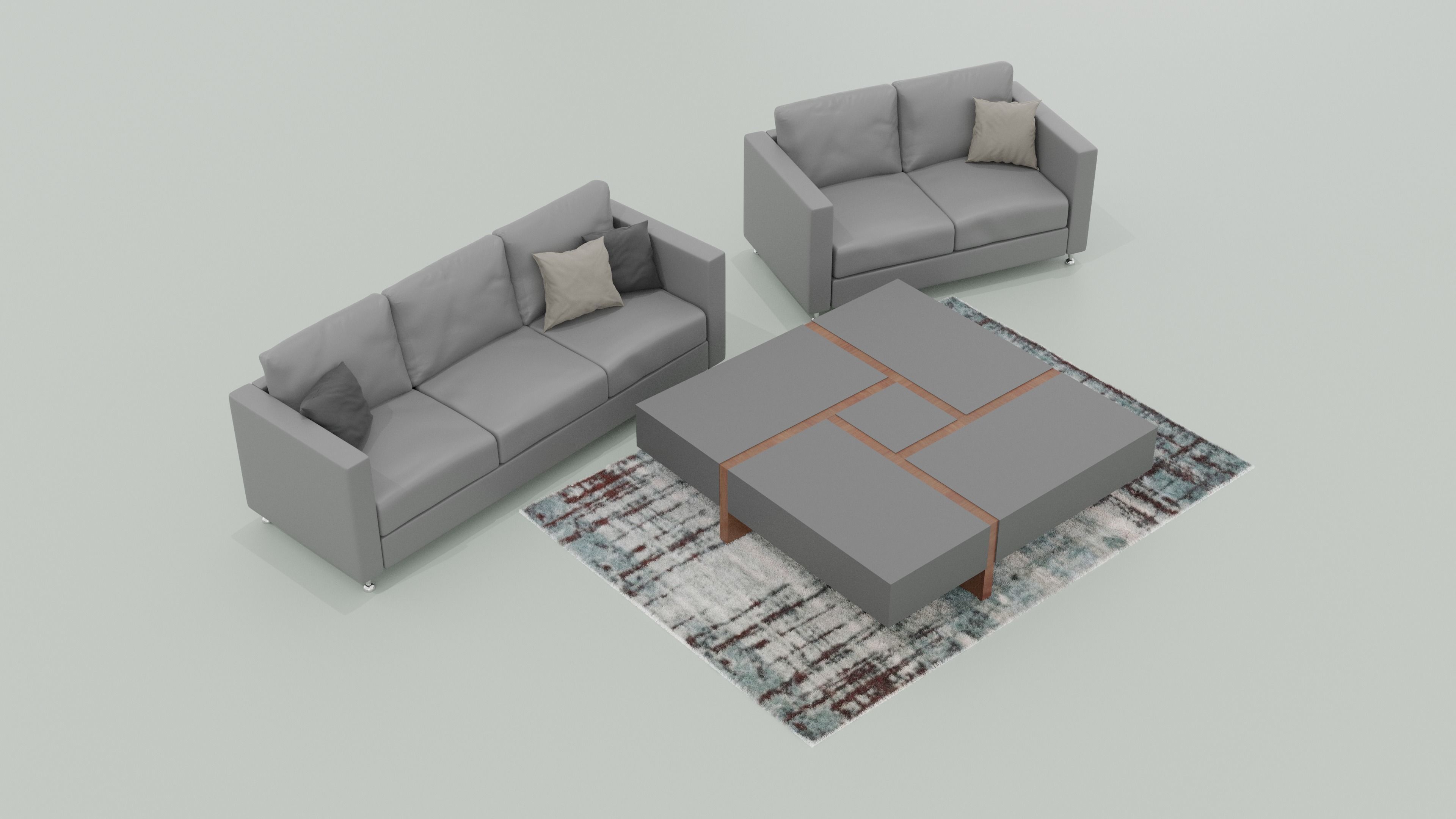 Sofa for interior designing  3D model_2