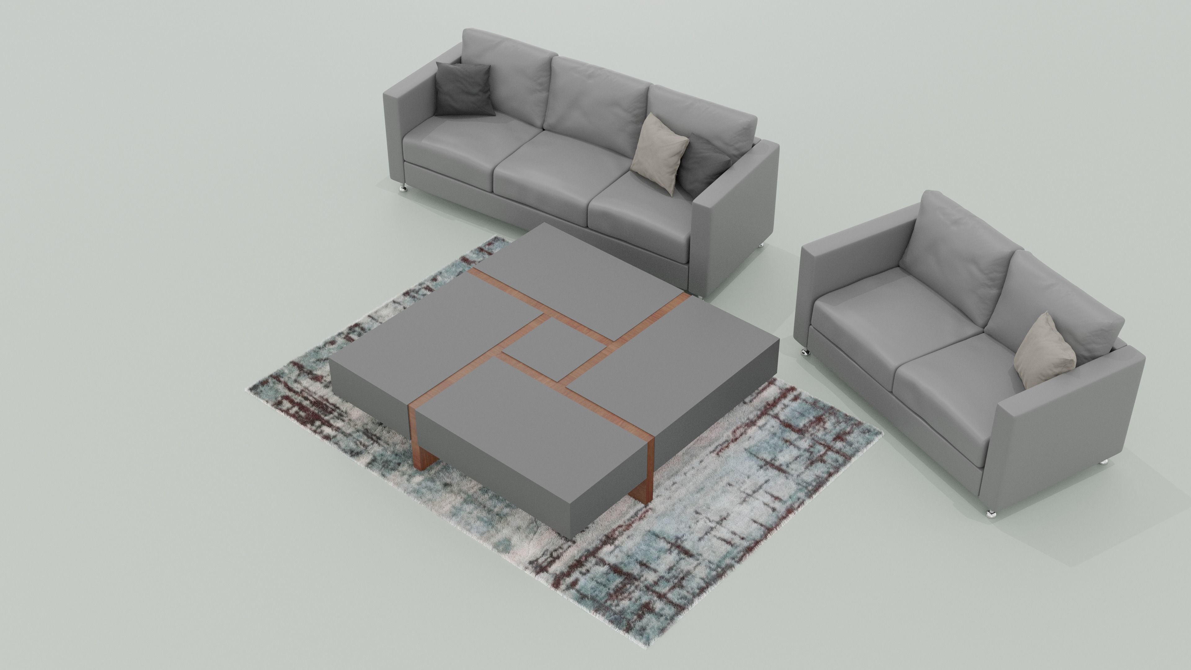 Sofa for interior designing  3D model_1