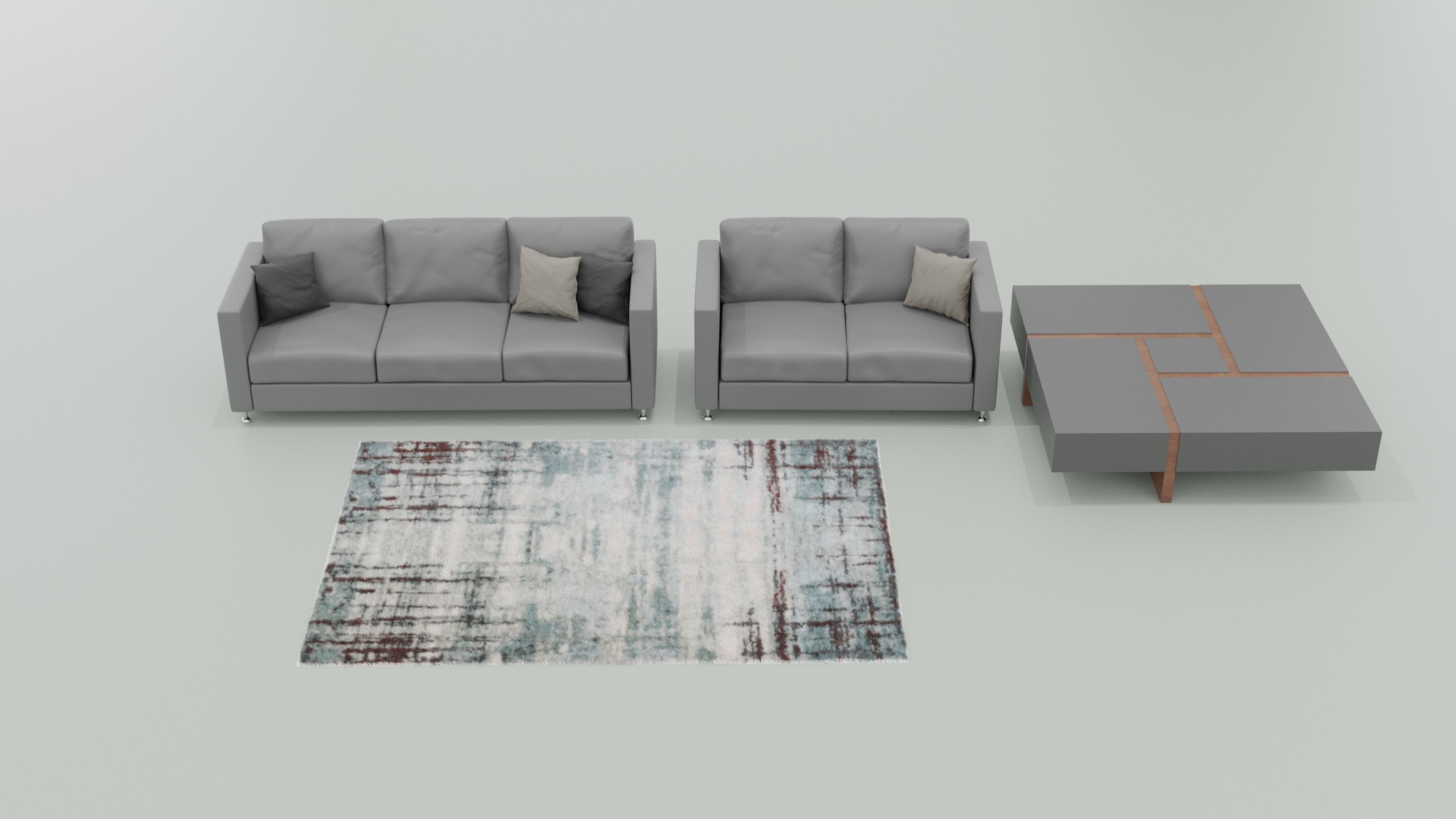 Sofa for interior designing  3D model_3