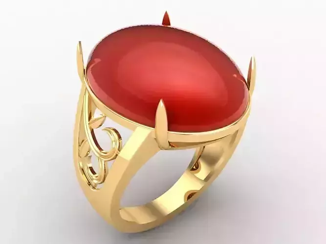 Gemstone Rings - Oval stone ring - Womens Rings