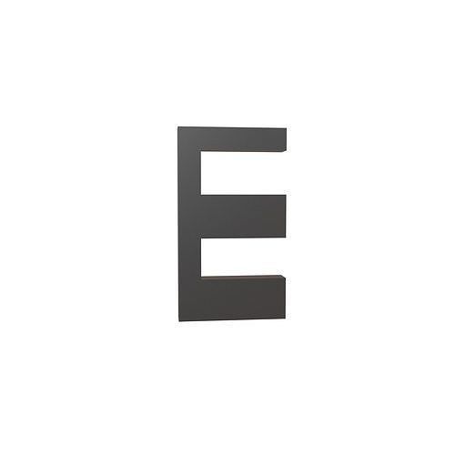 Pixel Font E v1 001 Low-poly 3D model