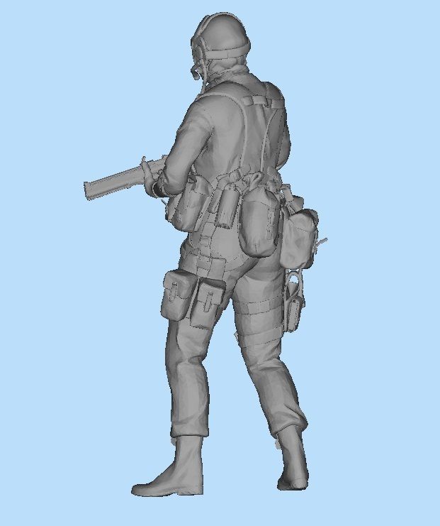 Female soldier From Call of Duty 3D print model_3