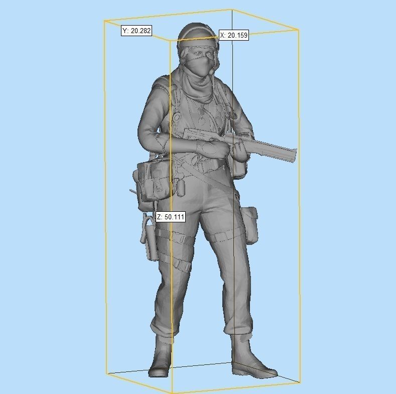 Female soldier From Call of Duty 3D print model_2