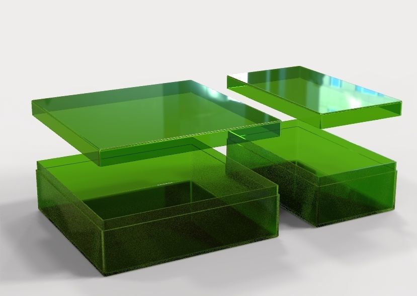 Plastic Box 3D print model_8