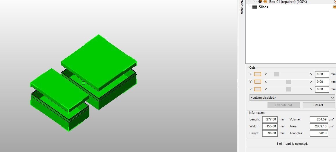 Plastic Box 3D print model_35