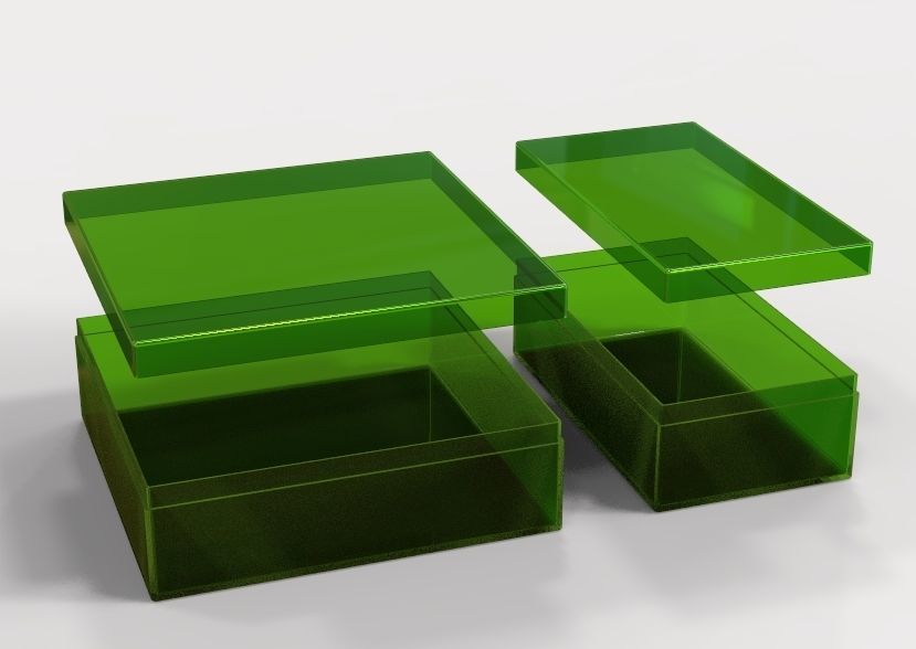 Plastic Box 3D print model_9
