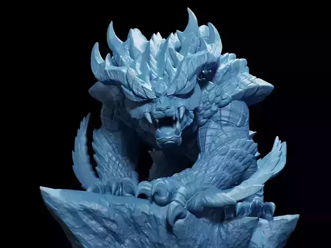 Magnamalo Monster Hunter 3D print model