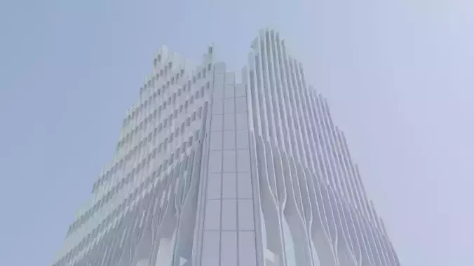 World trade center fragment 3D print model