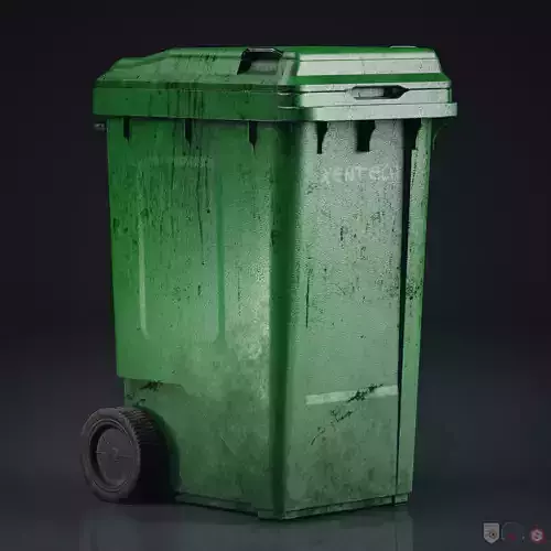 Plastic Trash Bin