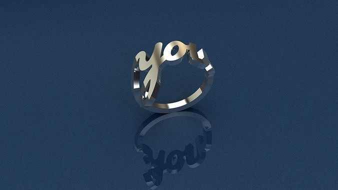 You Ring STL 3D print model