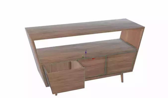 Bathroom Wood Console