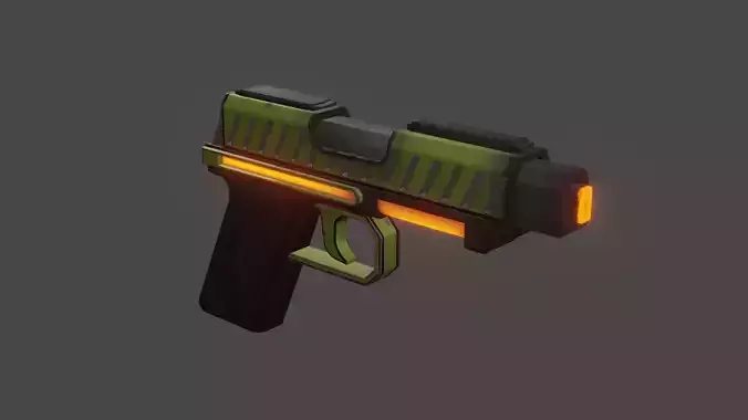 Sci-fi pistol