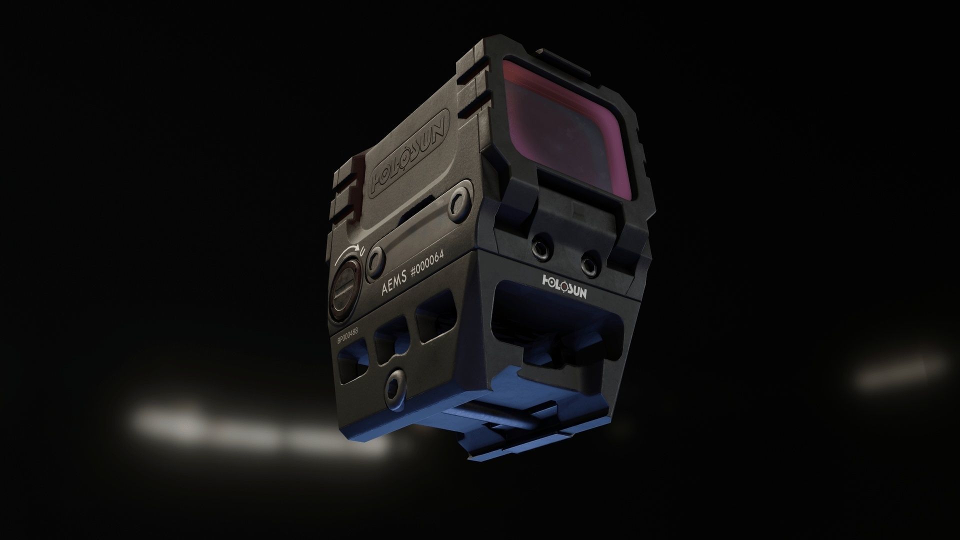 Holosun AEMS 221301 Low-poly 3D model_2