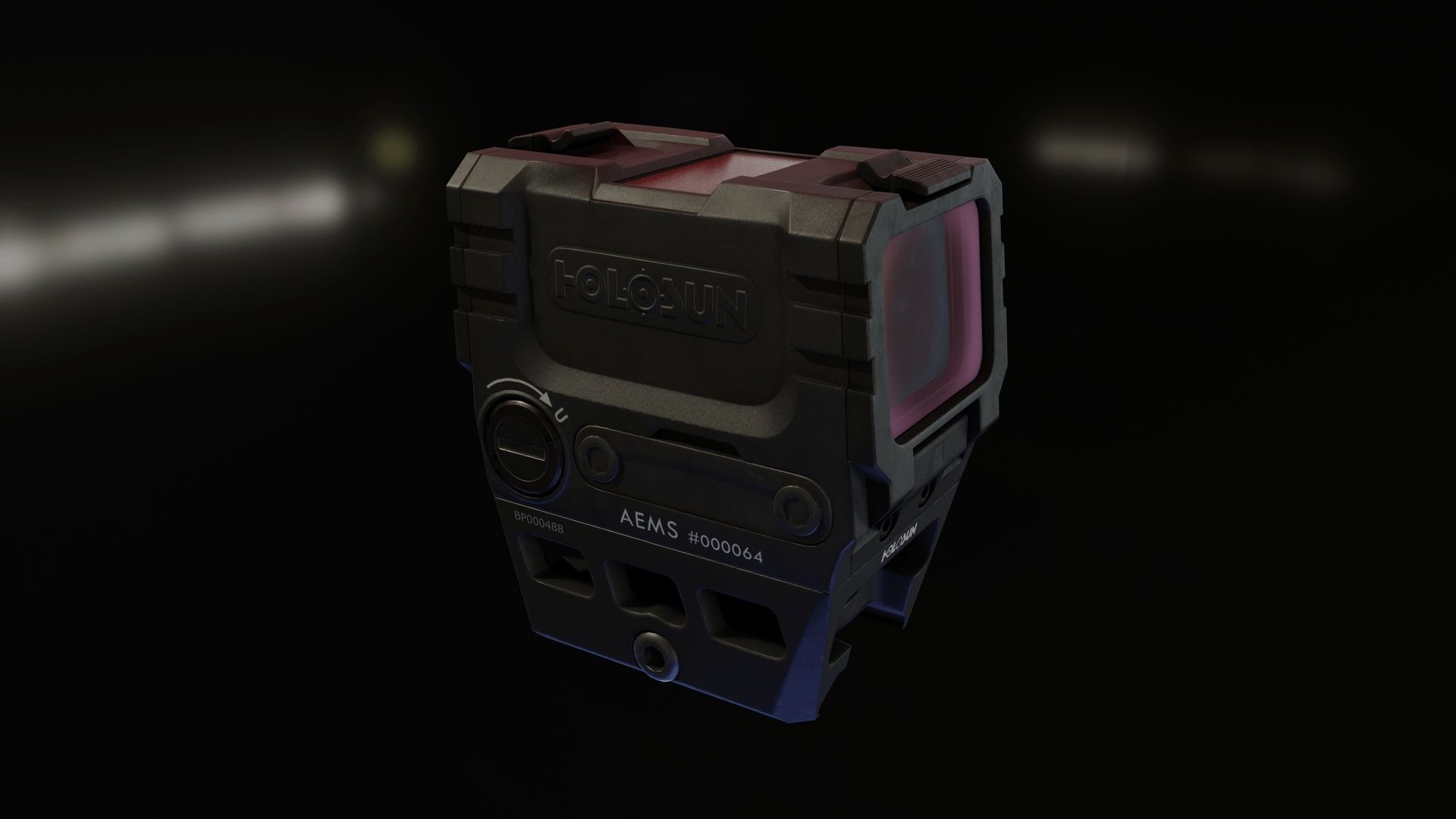 Holosun AEMS 221301 Low-poly 3D model_3