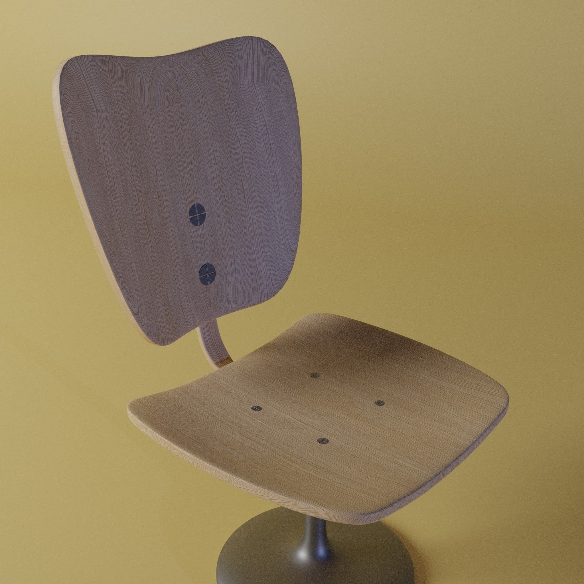 Light plane 3D model_3