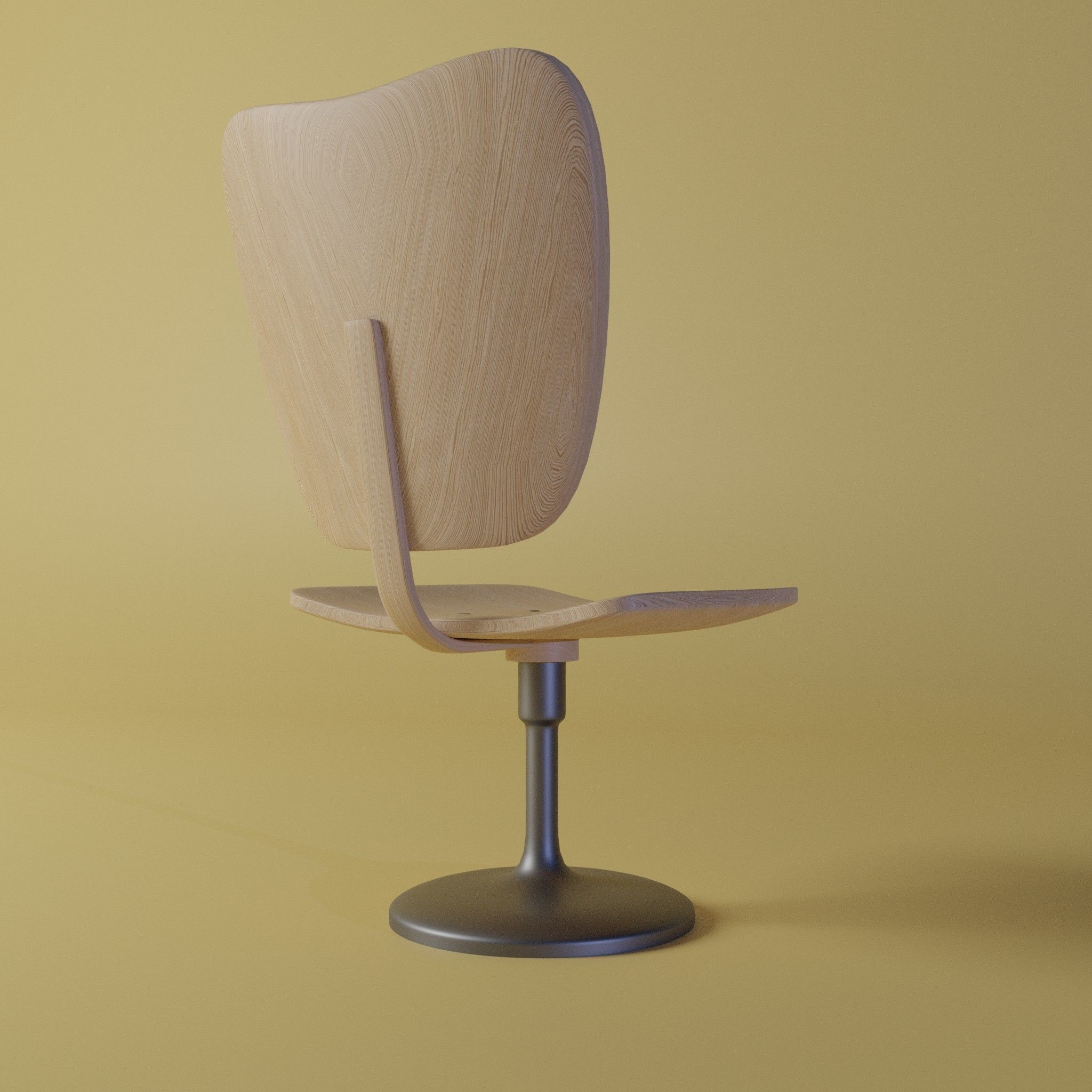 Light plane 3D model_1