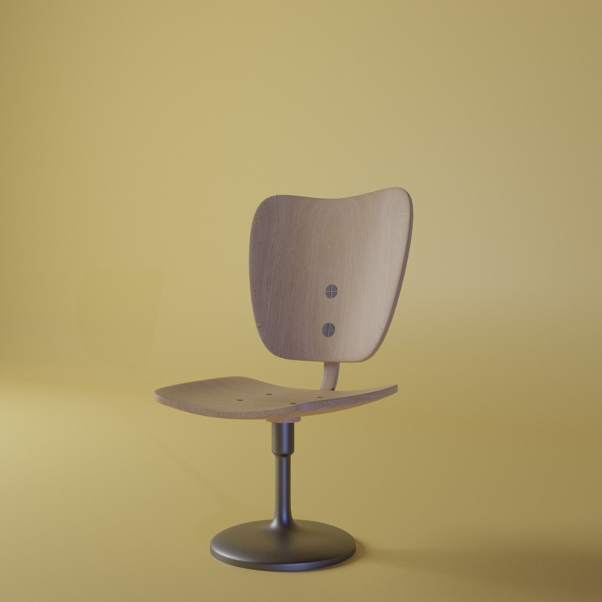 Light plane 3D model_2