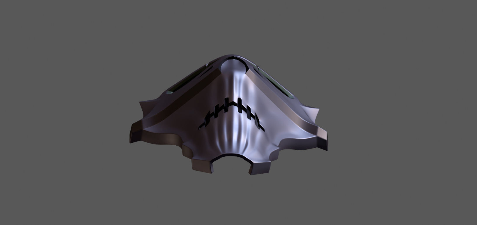 Necro Skull Mask 3D print model_3