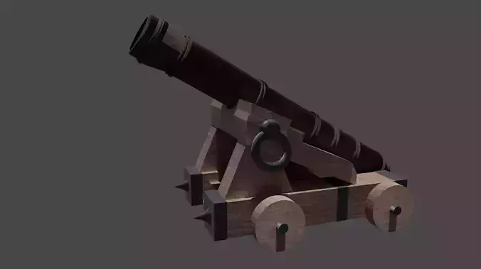 realistic pirates cannon pirates bottle binocular and ship box