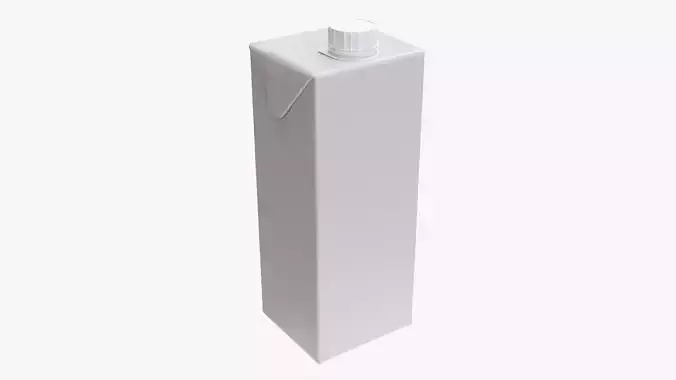 Tetra Pak juice cardboard box packaging with cap 1000ml