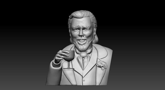 Leonardo DiCaprio 3D model 3D printable | CGTrader