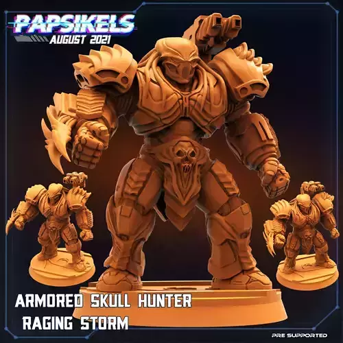 APEX ARMORED SKULL HUNTER RAGING STORM