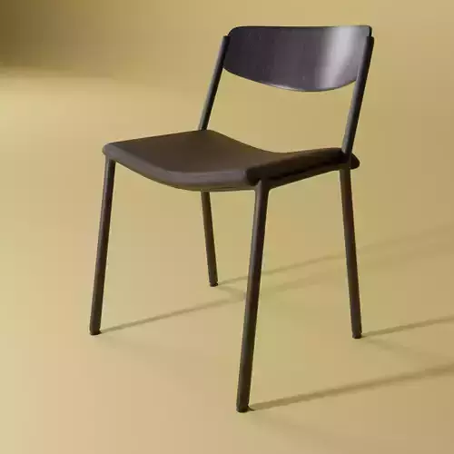 Study chair 3D model