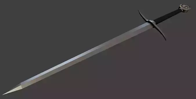 Witcher Gear Wolf School Steel sword 