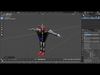 Robot Mecha rigged character model  Low-poly 3D model_1