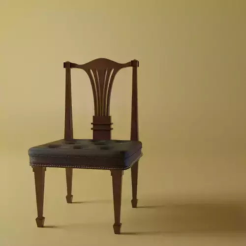 Medieval chair 3D model