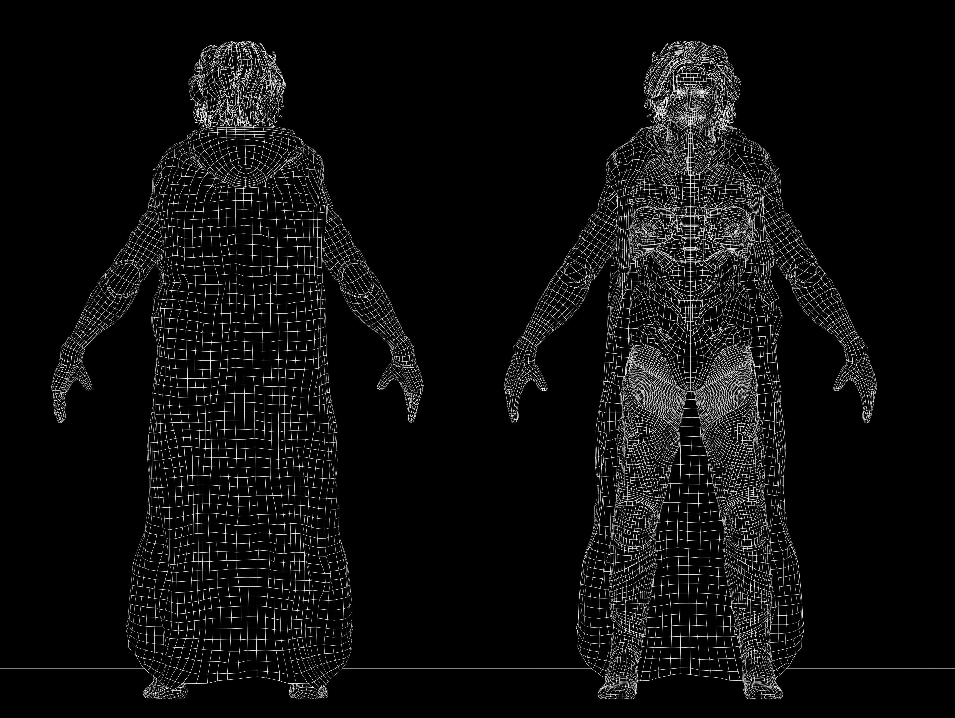 Paul Atreides Low-poly 3D model_10
