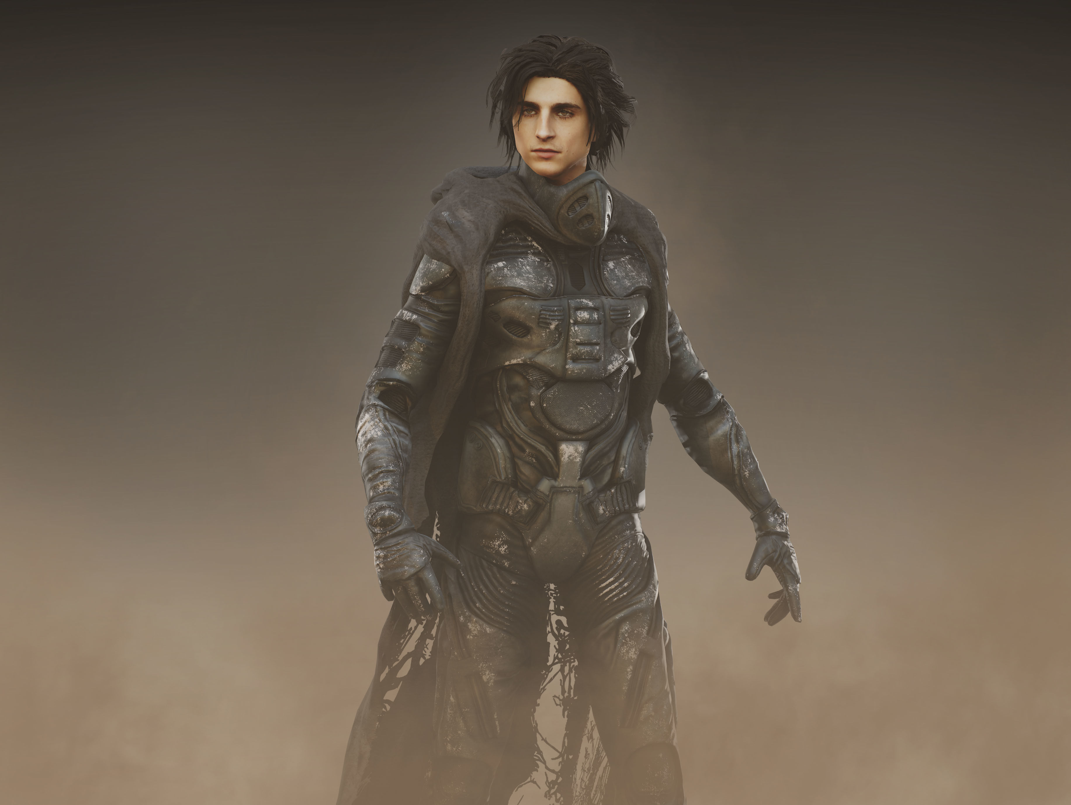 Paul Atreides Low-poly 3D model_2