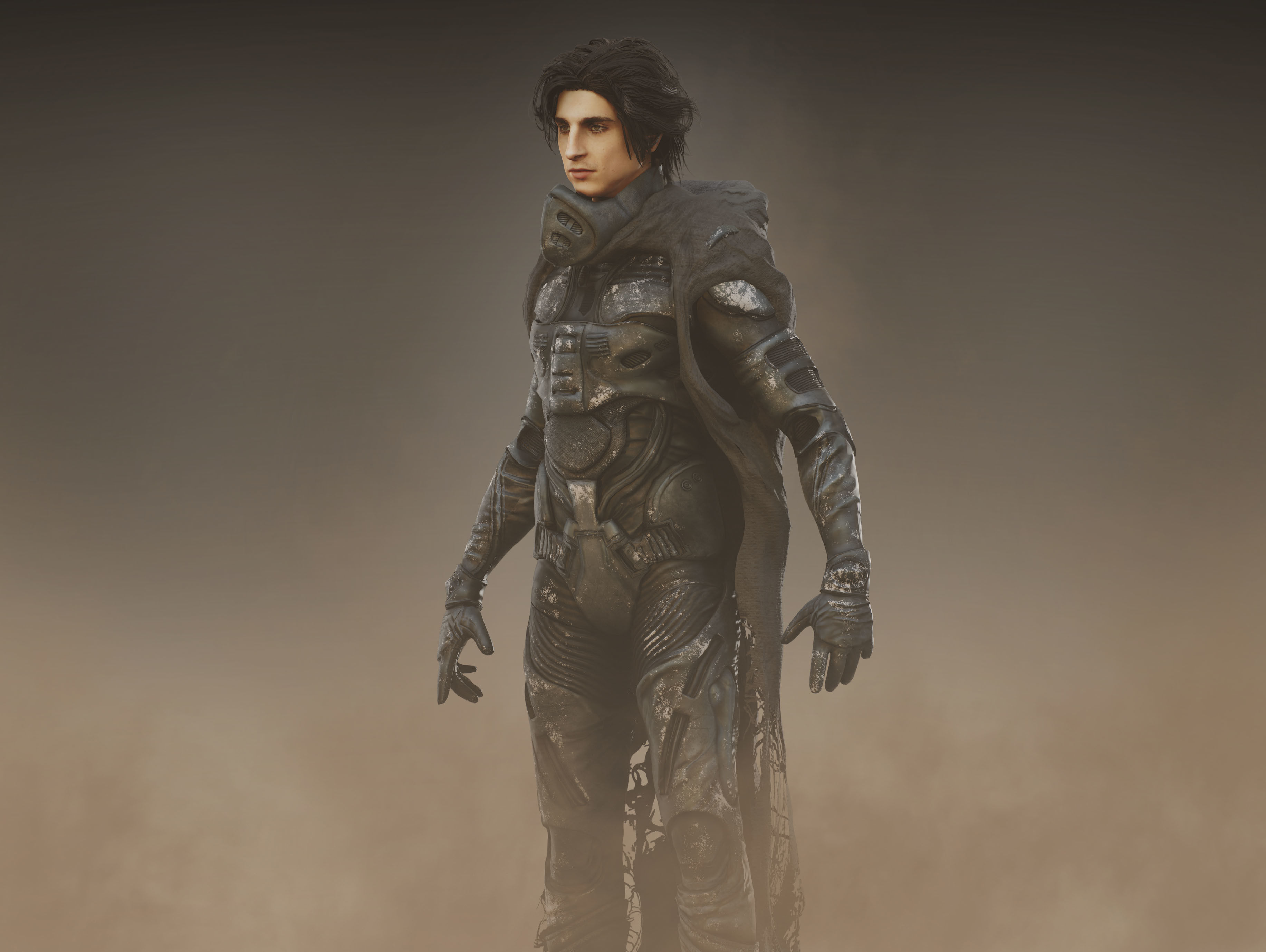 Paul Atreides Low-poly 3D model_7