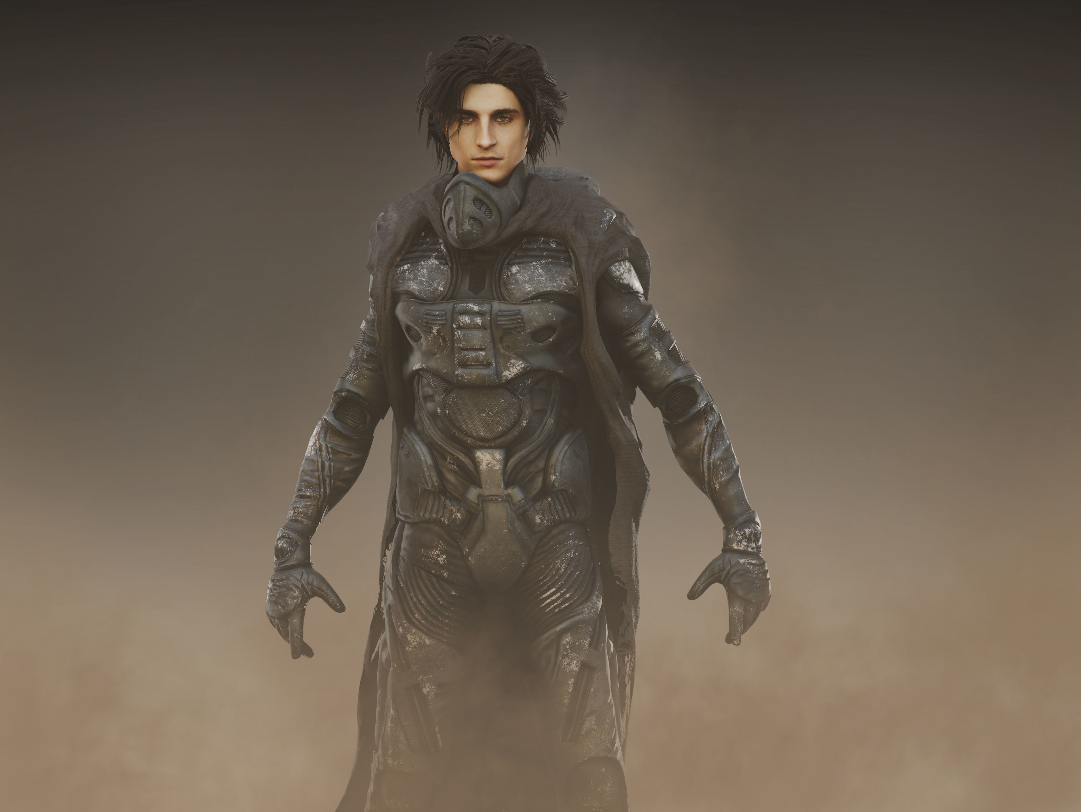 Paul Atreides Low-poly 3D model_6