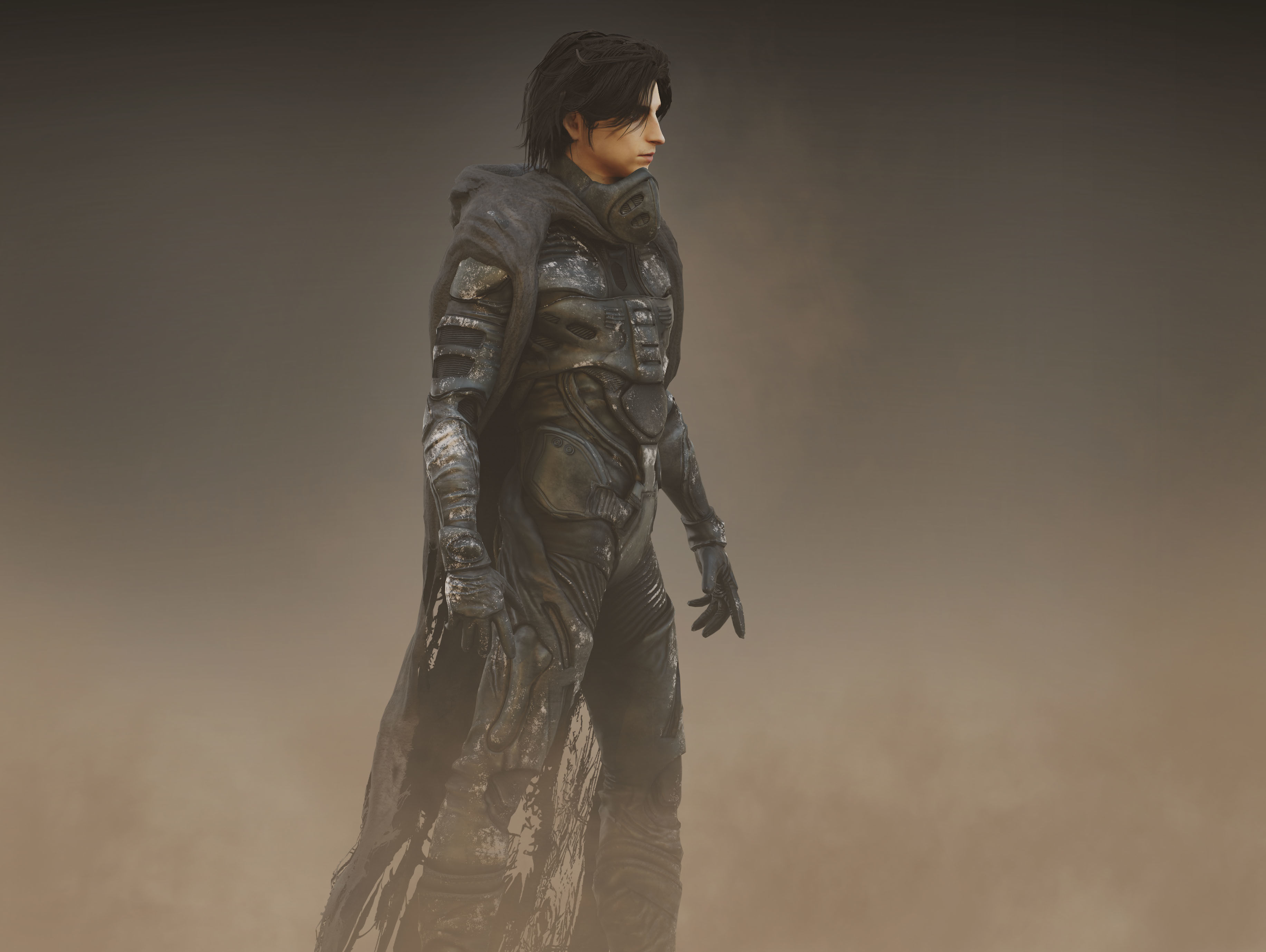 Paul Atreides Low-poly 3D model_8