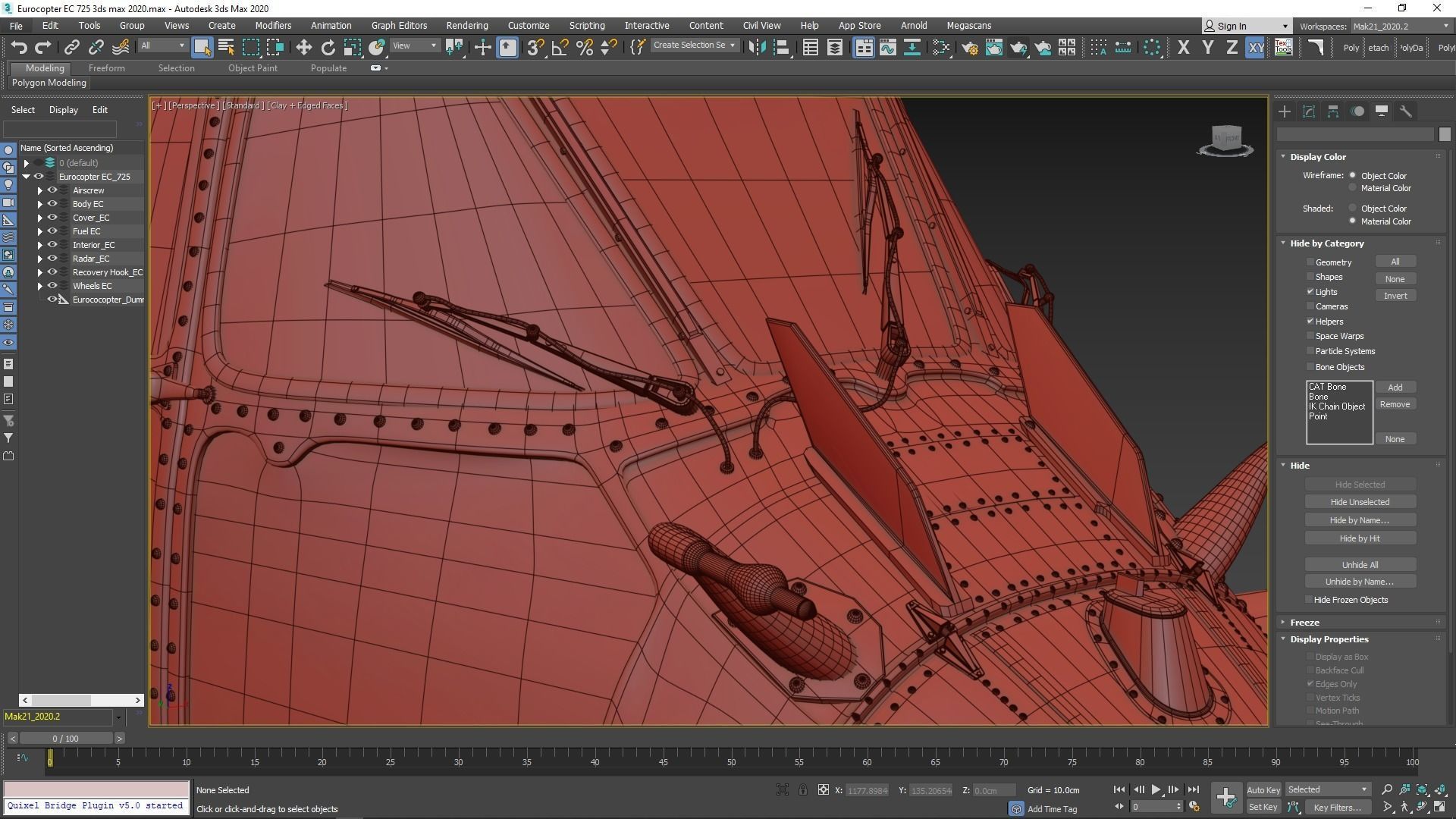 Eurocopter EC 725 High Detail 3ds max Vray 3D model_101